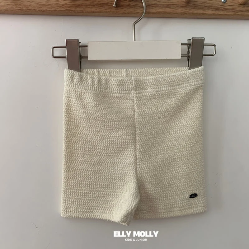 Ellymolly - Korean Children Fashion - #designkidswear - Short Symbol Pants - 3