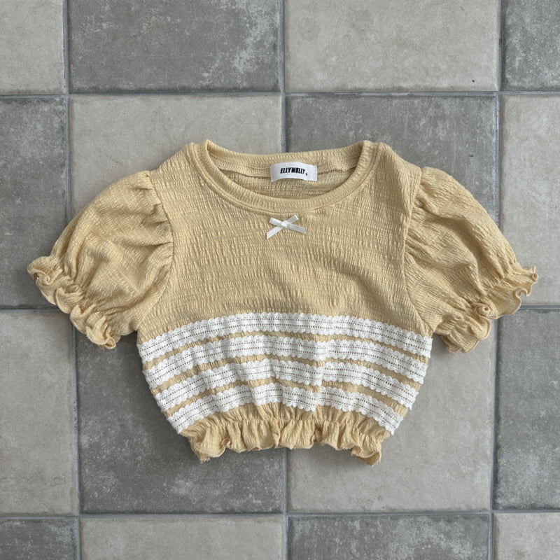 Ellymolly - Korean Children Fashion - #designkidswear - Baby Frill Tee - 4
