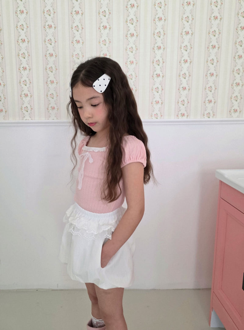 Ellymolly - Korean Children Fashion - #discoveringself - Romance Puff Tee - 10