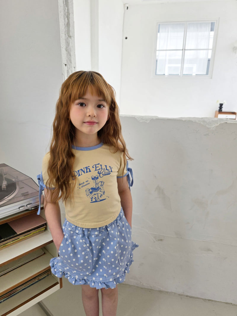 Ellymolly - Korean Children Fashion - #discoveringself - Dot Frill Skirt - 8