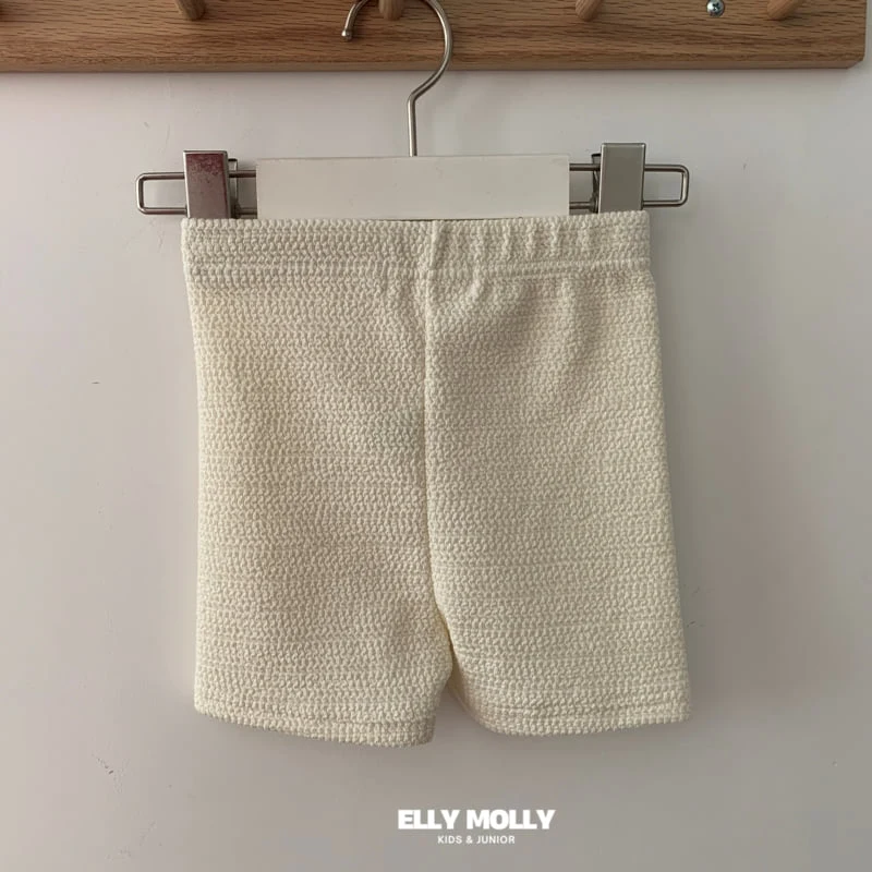 Ellymolly - Korean Children Fashion - #designkidswear - Short Symbol Pants - 4