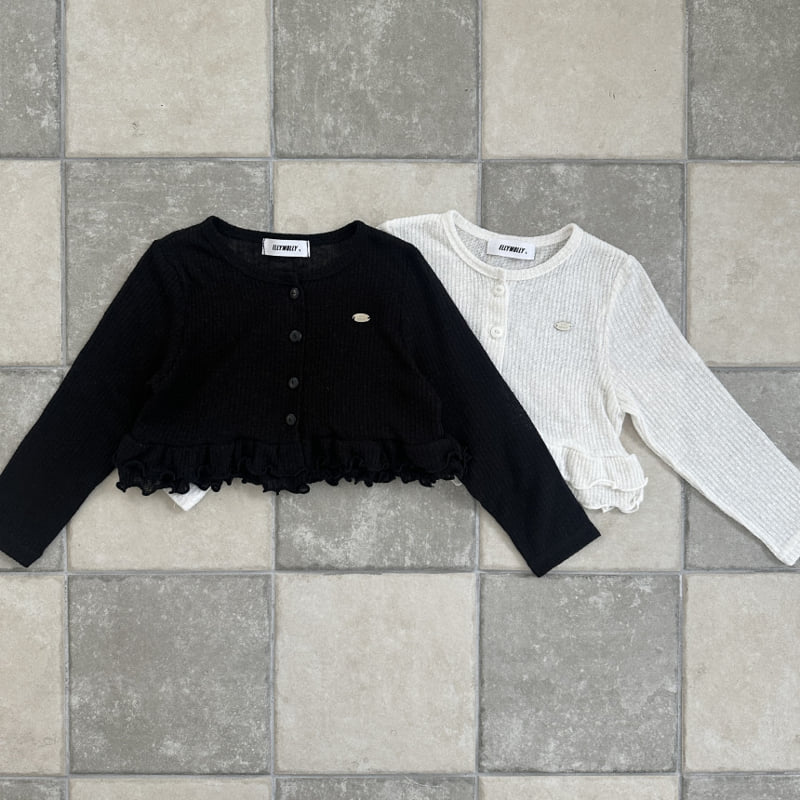 Ellymolly - Korean Children Fashion - #discoveringself - Maple Frill Cardigan - 2