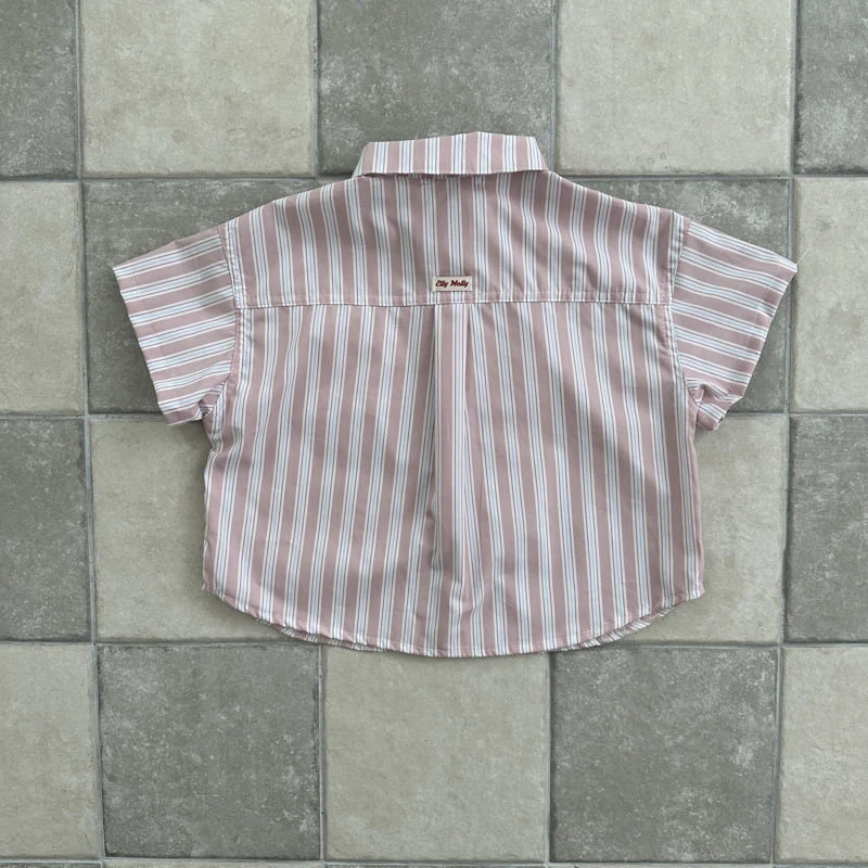 Ellymolly - Korean Children Fashion - #discoveringself - Multi Stripe Shirt - 4