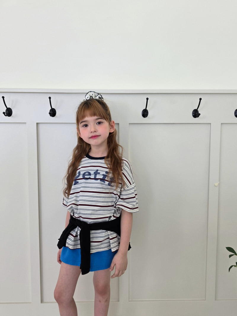 Ellymolly - Korean Children Fashion - #fashionkids - Petit Stripe Tee - 10