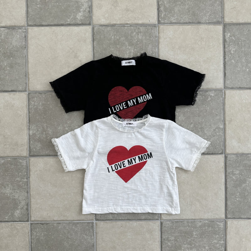 Ellymolly - Korean Children Fashion - #fashionkids - Heart Slap Tee