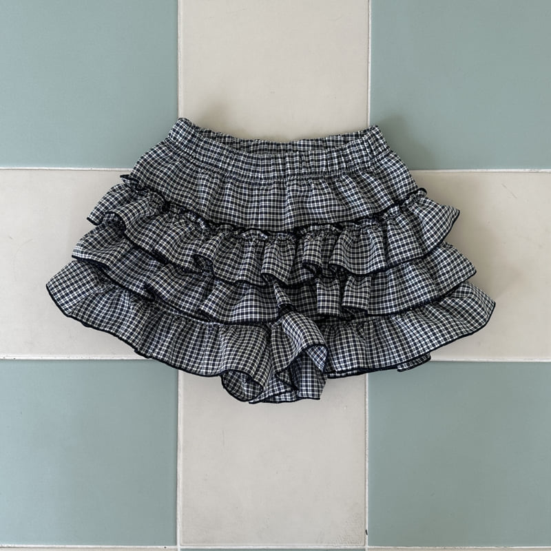 Ellymolly - Korean Children Fashion - #kidsshorts - Miu Frill Cancan Skirt - 3