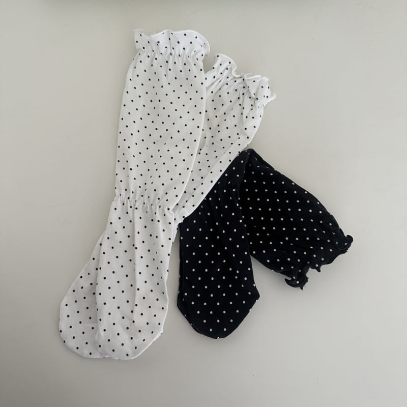 Ellymolly - Korean Children Fashion - #kidsshorts - Dot Wave Socks