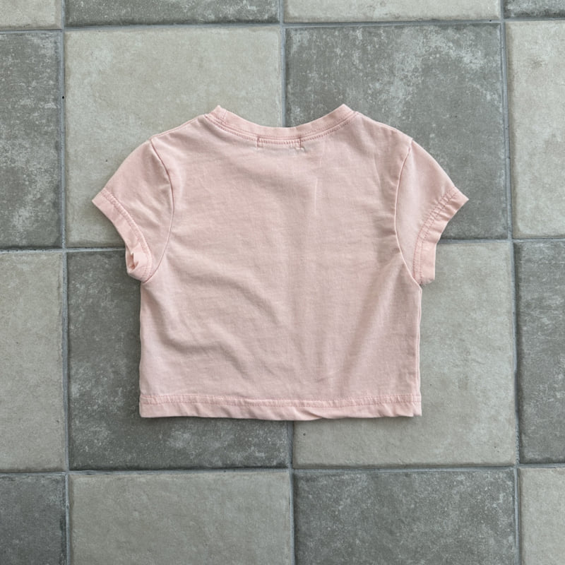 Ellymolly - Korean Children Fashion - #kidsshorts - Shell Crop Tee - 4