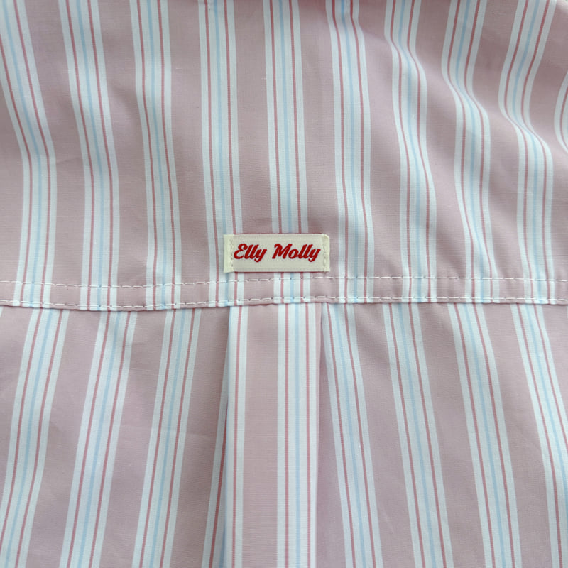 Ellymolly - Korean Children Fashion - #kidsstore - Multi Stripe Shirt - 6
