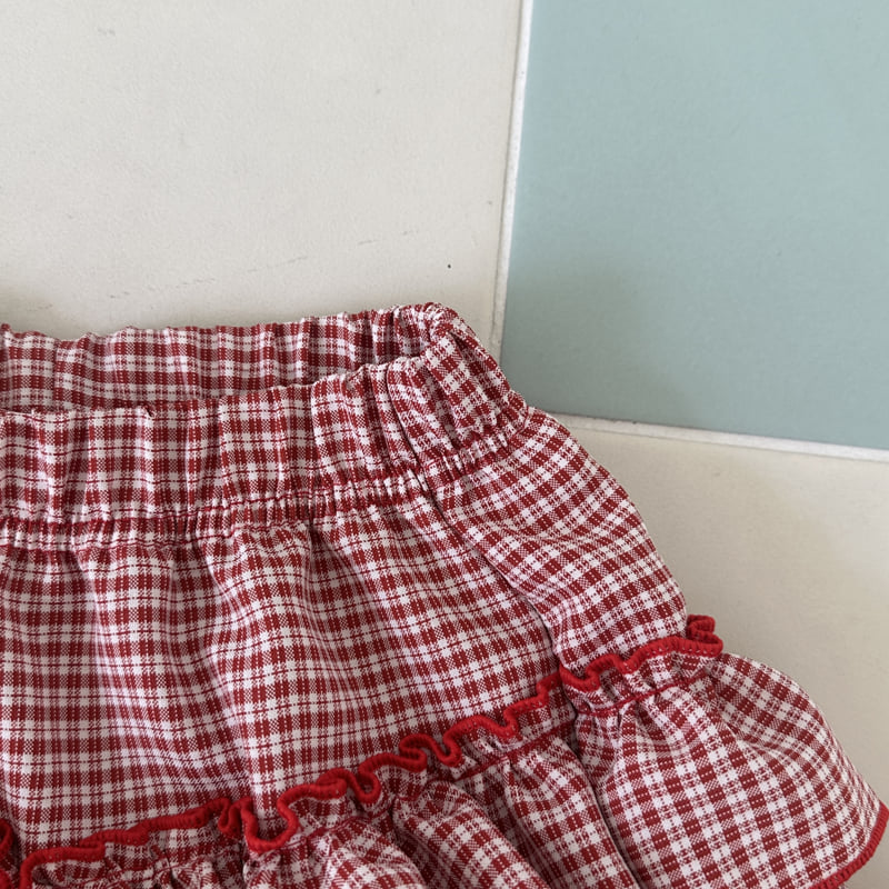 Ellymolly - Korean Children Fashion - #kidsshorts - Miu Frill Cancan Skirt - 4