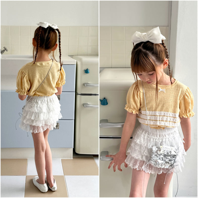 Ellymolly - Korean Children Fashion - #kidzfashiontrend - Baby Frill Tee - 8