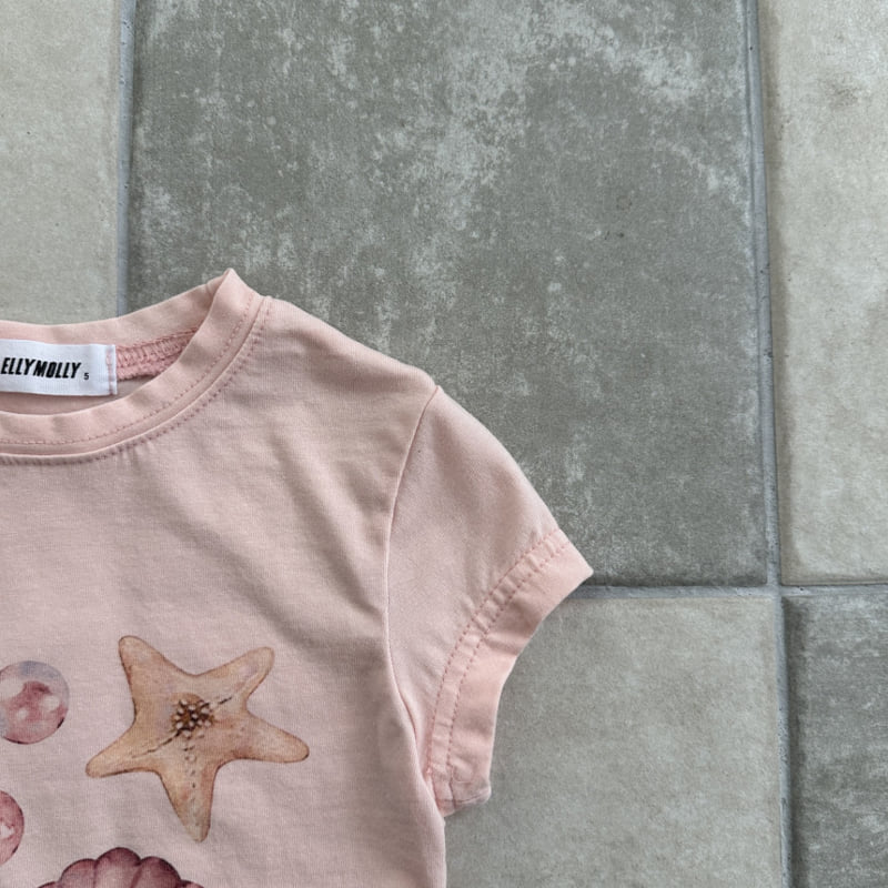 Ellymolly - Korean Children Fashion - #kidzfashiontrend - Shell Crop Tee - 5