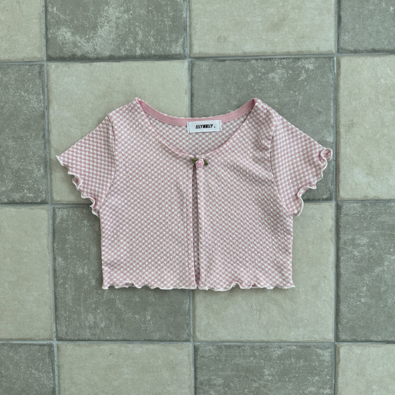 Ellymolly - Korean Children Fashion - #kidsstore - Holly Check Wave Cardigan - 4