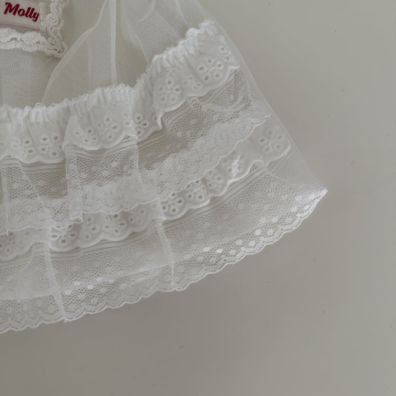 Ellymolly - Korean Children Fashion - #kidzfashiontrend - Elli Lace Frill Bag - 5