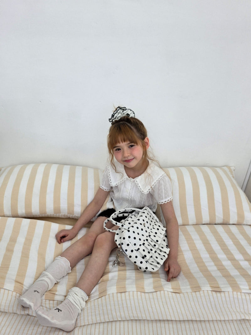 Ellymolly - Korean Children Fashion - #kidzfashiontrend - Curling Vintage Blouse - 7