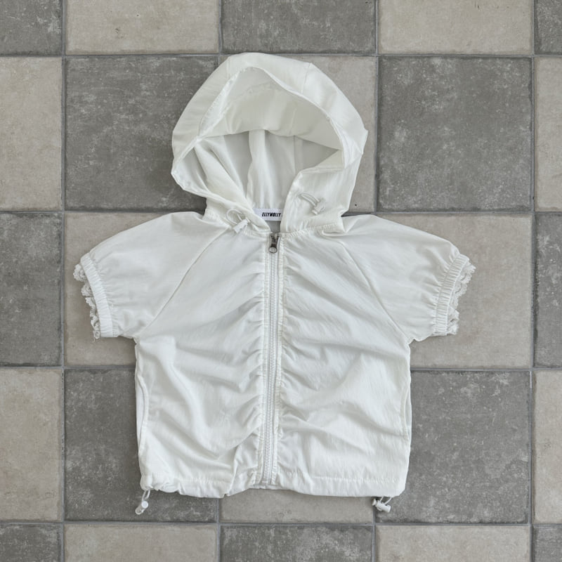 Ellymolly - Korean Children Fashion - #littlefashionista - Jelly Hooded Zip-up Jacket - 2
