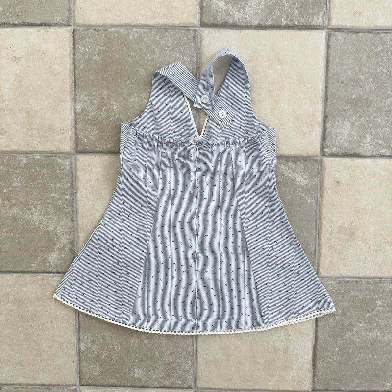 Ellymolly - Korean Children Fashion - #Kfashion4kids - Cherry Halter One-Piece - 4