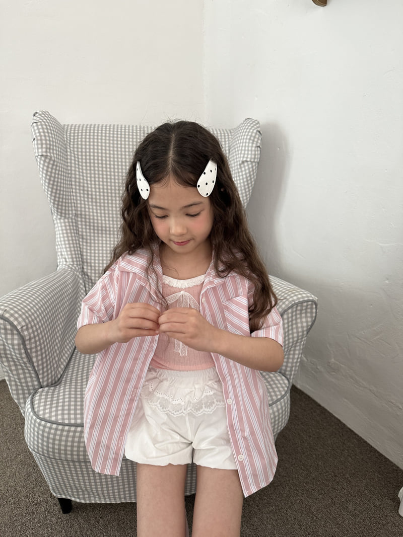 Ellymolly - Korean Children Fashion - #littlefashionista - Multi Stripe Shirt - 9
