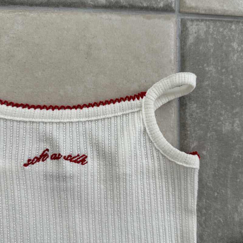 Ellymolly - Korean Children Fashion - #littlefashionista - Pinko Soft Sleeveless - 6