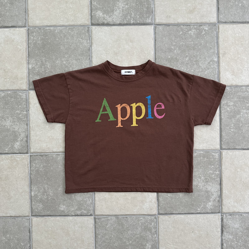Ellymolly - Korean Children Fashion - #littlefashionista - Mixing Apple Tee - 6