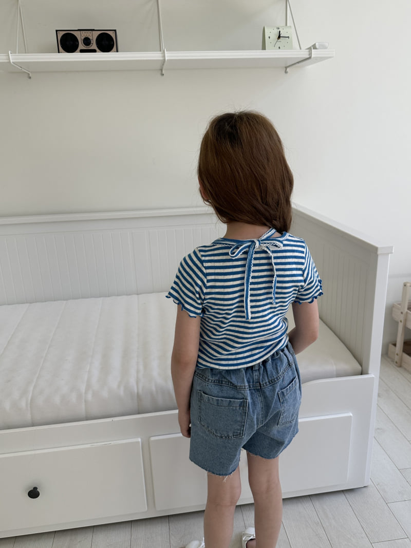 Ellymolly - Korean Children Fashion - #littlefashionista - Pinko Shirring Cardigan Tee - 9