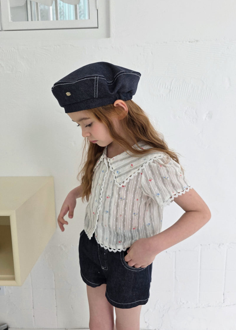 Ellymolly - Korean Children Fashion - #littlefashionista - Curling Vintage Blouse - 9