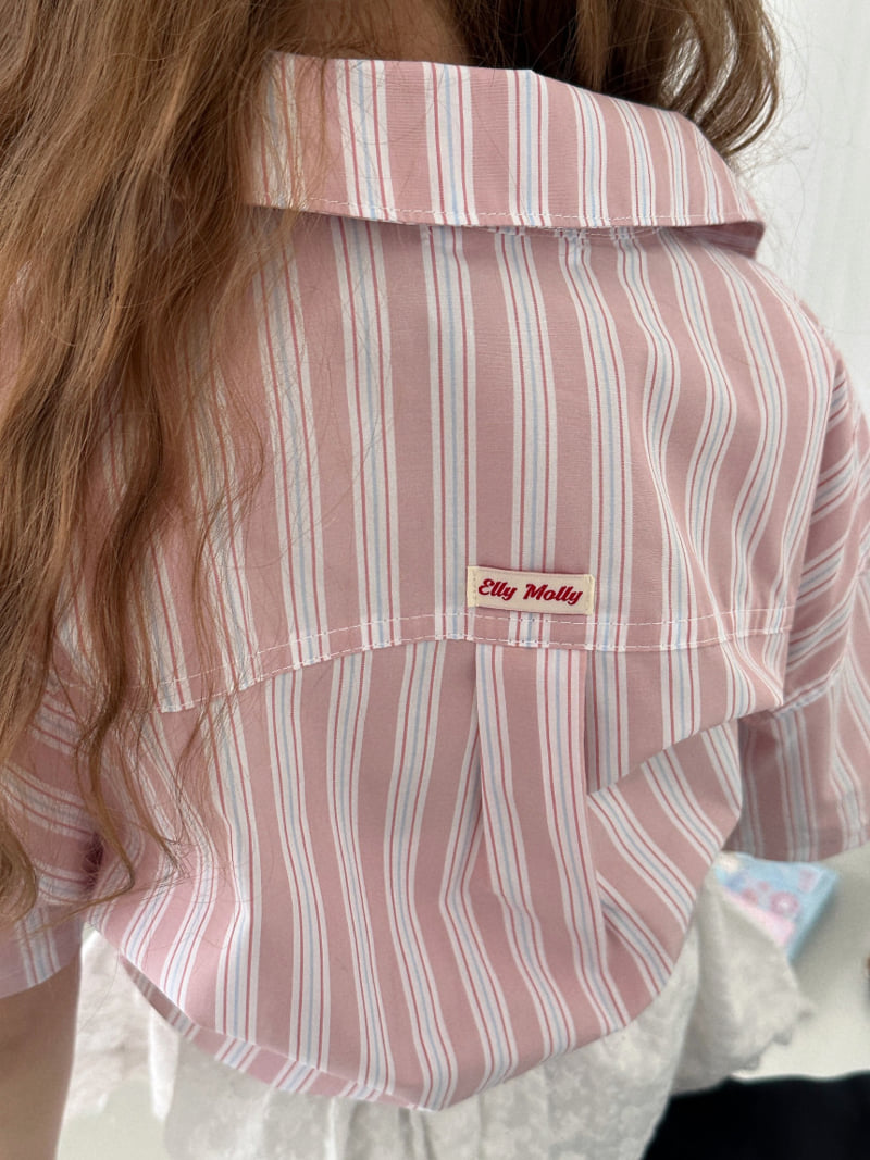Ellymolly - Korean Children Fashion - #magicofchildhood - Multi Stripe Shirt - 10