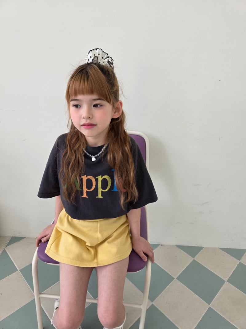Ellymolly - Korean Children Fashion - #magicofchildhood - Mixing Apple Tee - 7