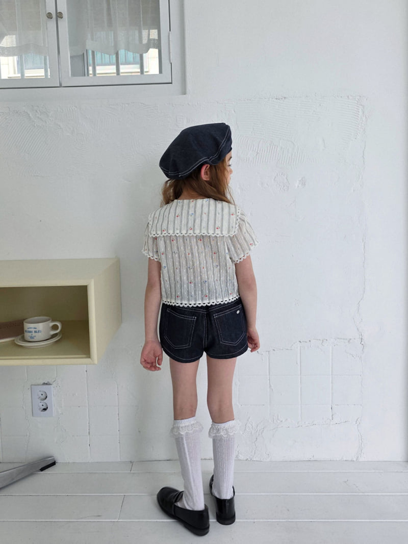 Ellymolly - Korean Children Fashion - #magicofchildhood - Curling Vintage Blouse - 10