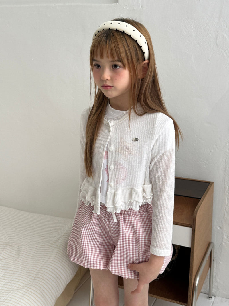 Ellymolly - Korean Children Fashion - #magicofchildhood - Maple Frill Cardigan - 9