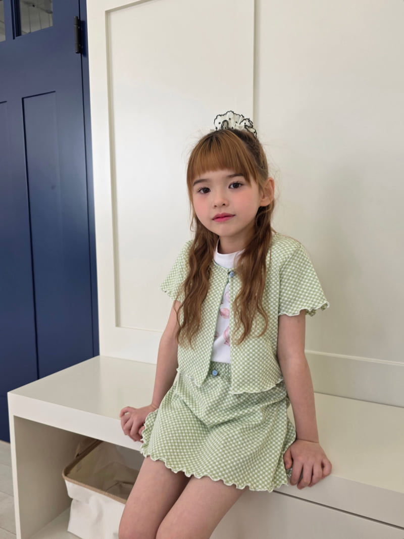 Ellymolly - Korean Children Fashion - #minifashionista - Holly Check Wave Cardigan - 8