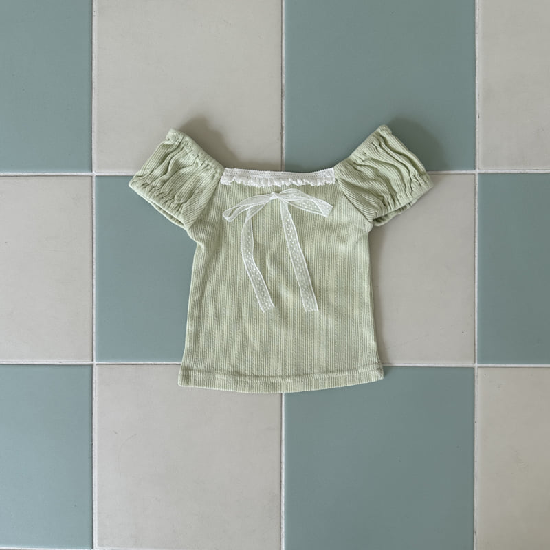 Ellymolly - Korean Children Fashion - #magicofchildhood - Romance Puff Tee - 4