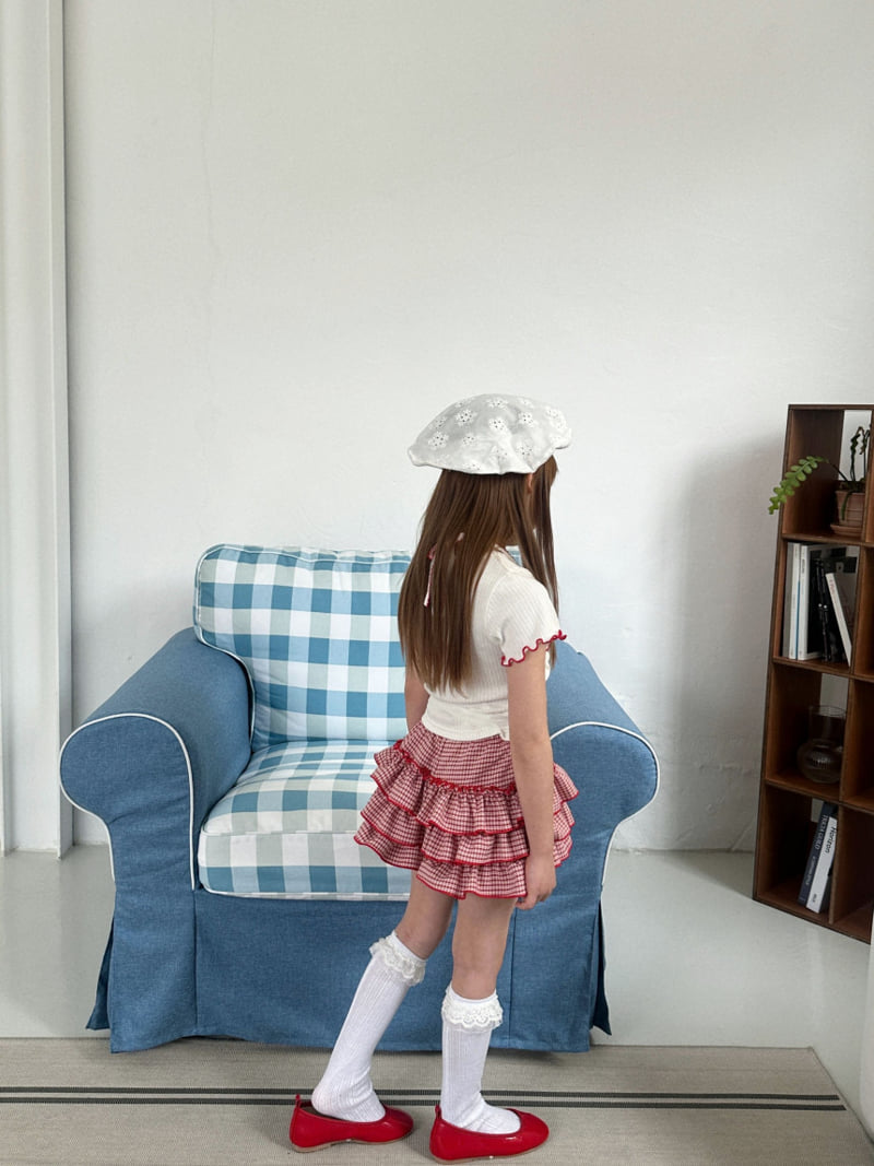Ellymolly - Korean Children Fashion - #minifashionista - Miu Frill Cancan Skirt - 9