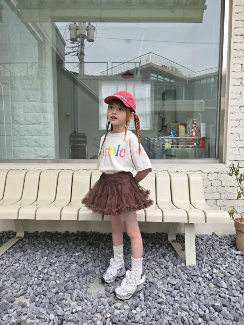 Ellymolly - Korean Children Fashion - #minifashionista - Mixing Apple Tee - 8
