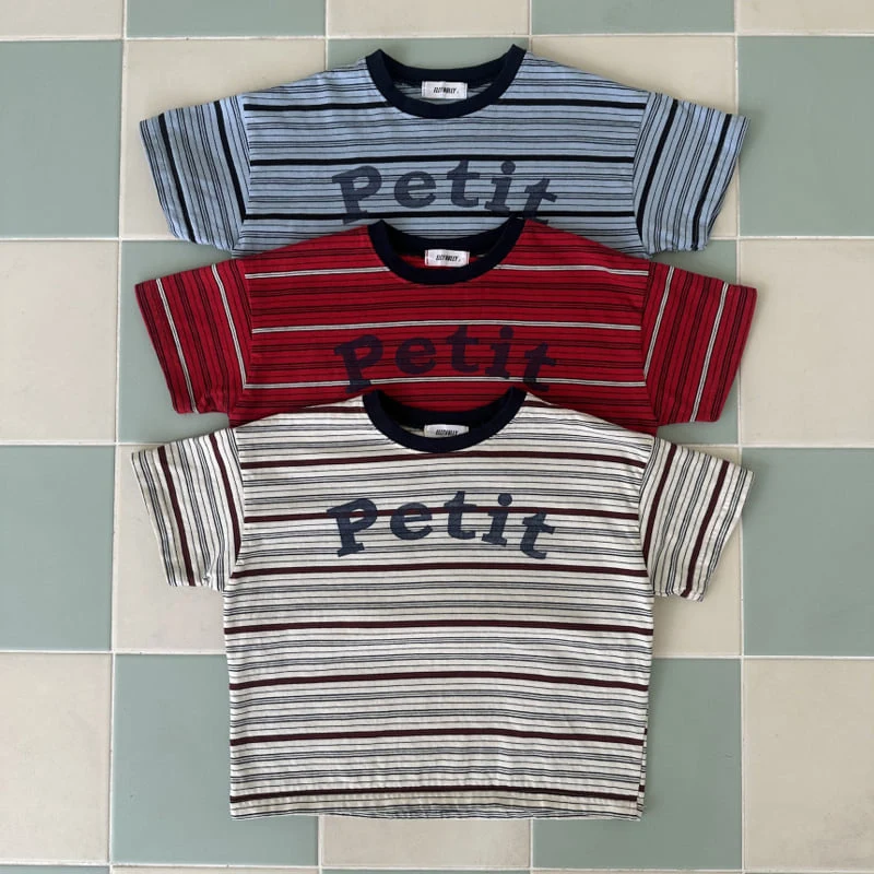 Ellymolly - Korean Children Fashion - #minifashionista - Petit Stripe Tee