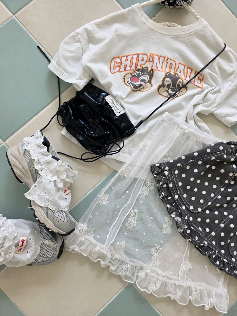 Ellymolly - Korean Children Fashion - #minifashionista - Blossom See-through Skirt - 7