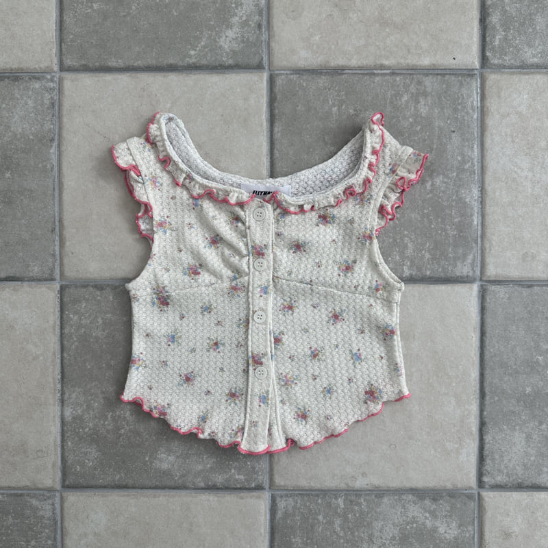 Ellymolly - Korean Children Fashion - #prettylittlegirls - Butterfly Wave Vest - 2