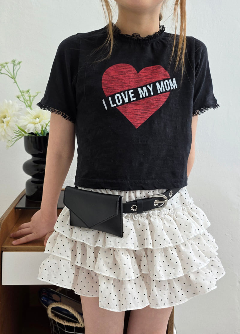Ellymolly - Korean Children Fashion - #prettylittlegirls - Heart Slap Tee - 9