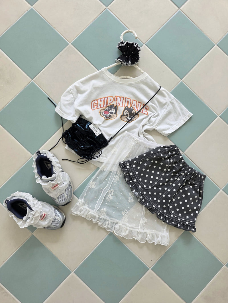 Ellymolly - Korean Children Fashion - #prettylittlegirls - Blossom See-through Skirt - 8