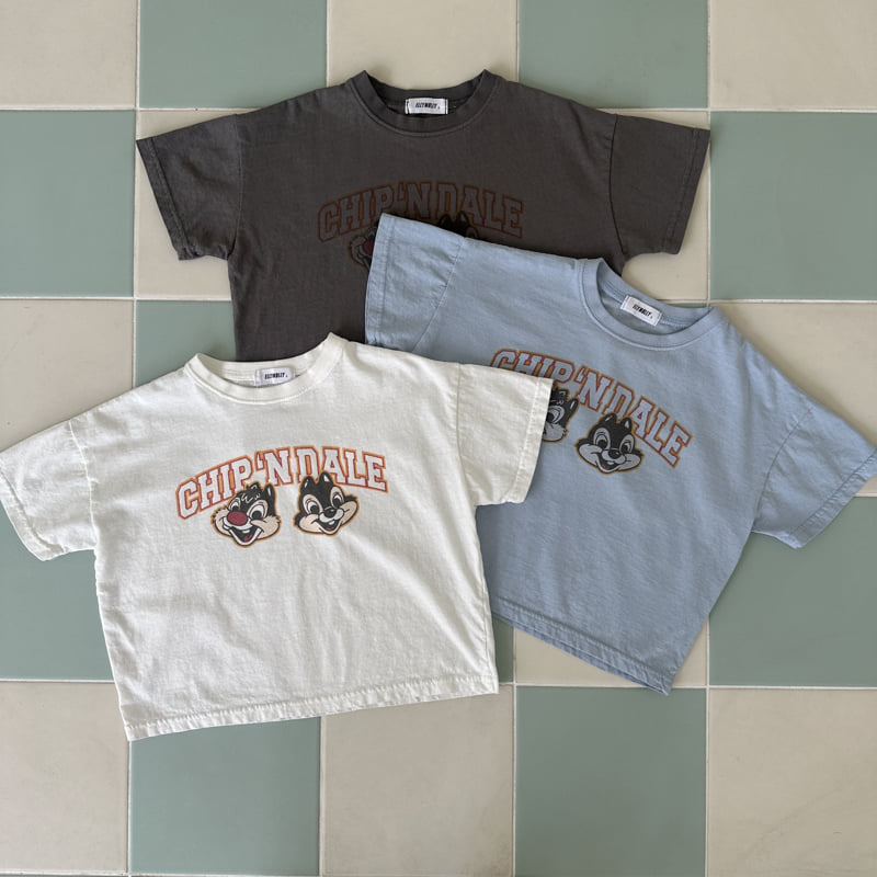 Ellymolly - Korean Children Fashion - #stylishchildhood - Wind Mouse Box Tee - 2