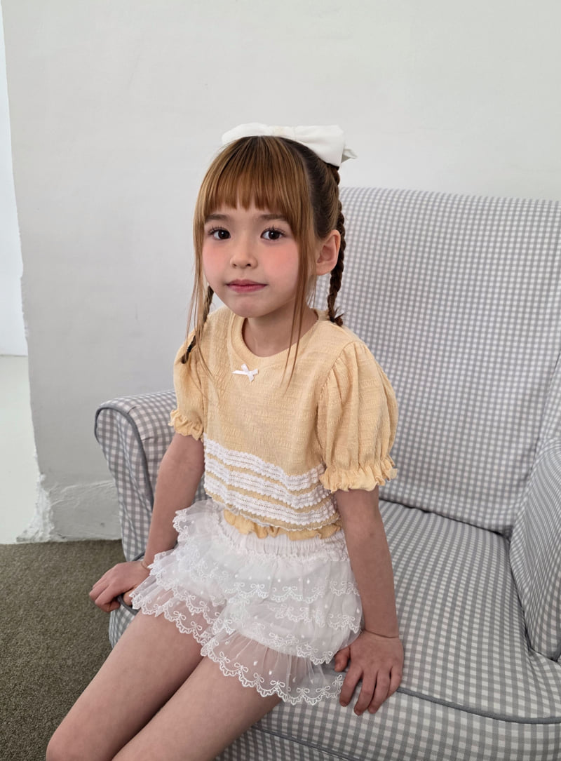 Ellymolly - Korean Children Fashion - #stylishchildhood - Cake Cancan Pants - 10