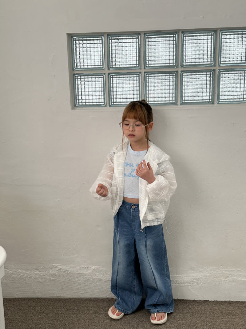 Ellymolly - Korean Children Fashion - #todddlerfashion - Pure Rose Hooded Zip-up Jacket - 9