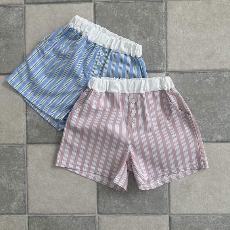 Ellymolly - Korean Children Fashion - #todddlerfashion - Multi Stripe Pants