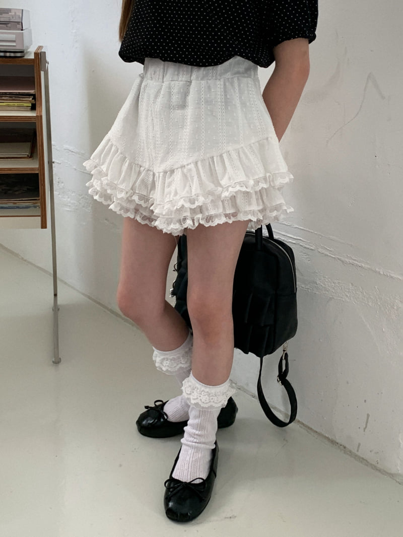 Ellymolly - Korean Children Fashion - #todddlerfashion - Eyelet Lace Socks - 11