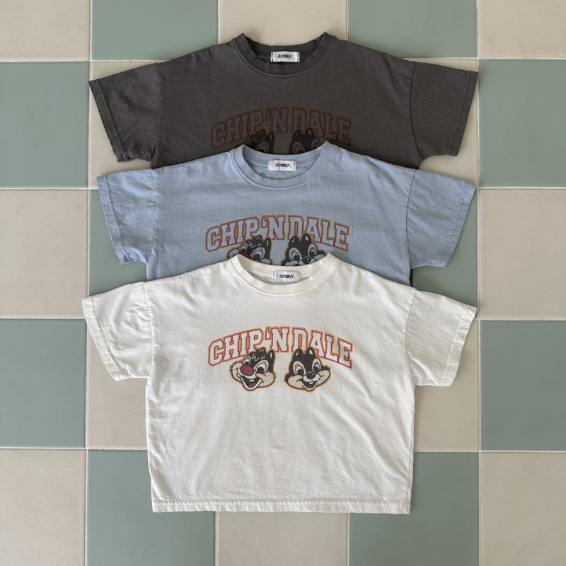 Ellymolly - Korean Children Fashion - #toddlerclothing - Wind Mouse Box Tee