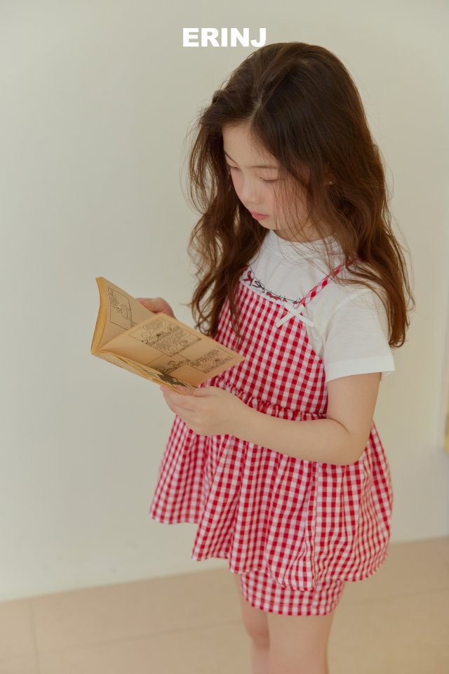 Erin J - Korean Children Fashion - #Kfashion4kids - Check Bustier - 11