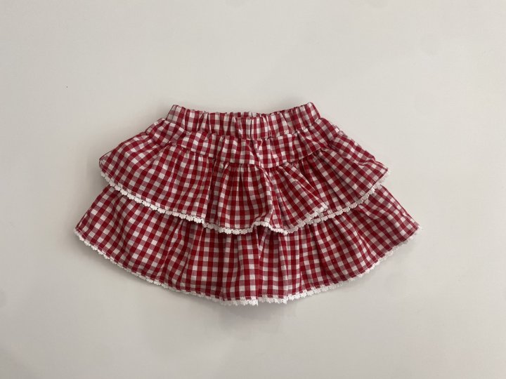 Erin J - Korean Children Fashion - #prettylittlegirls - Check Cancan Skirt - 4