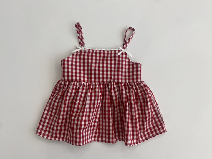 Erin J - Korean Children Fashion - #childofig - Check Bustier - 4
