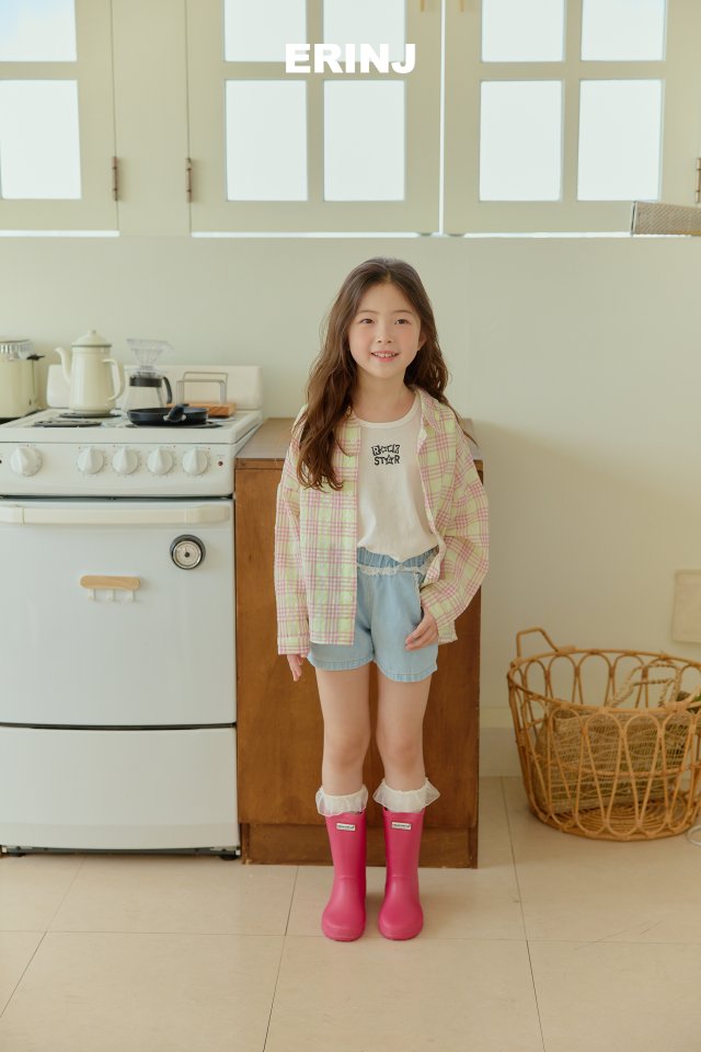Erin J - Korean Children Fashion - #designkidswear - Summer Check Shirt - 10