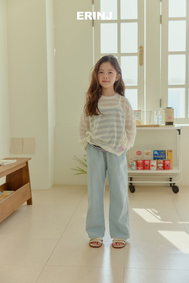Erin J - Korean Children Fashion - #designkidswear - Summer Denim Long Pants - 9